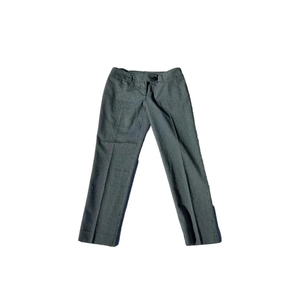 LOFT Ann Taylor Marisa Black & White Checkered Pants Size 0 - Picture 6 of 9